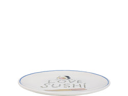 BLOND Sushi plate 18cm love