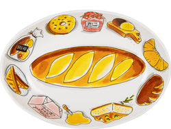 BLOND Oval plate 28,5cm