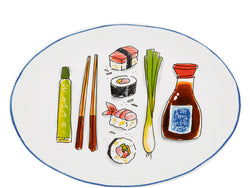 BLOND Sushi serving plate oval 27cm sushi