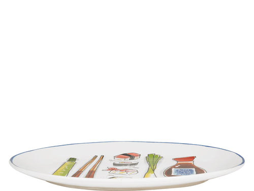 BLOND Sushi serving plate oval 27cm sushi