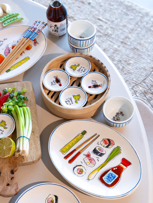 BLOND Sushi dipping bowl wasabi