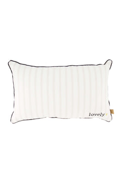 Kussen streep lovely 50x30cm