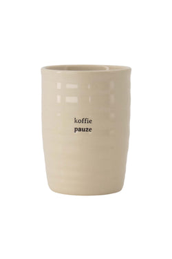 Koffiemok koffie pauze