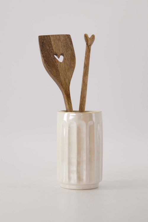 Lepel hout hartje