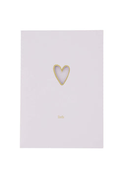 Wenskaart hart liefs