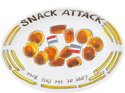BLOND Snackbowl oval 28,5cm