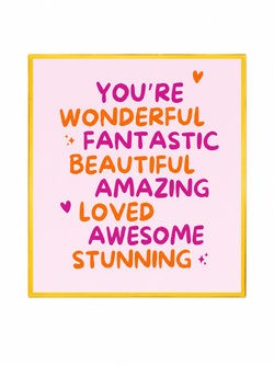 Plate square you're wonderful