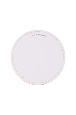 Koekblik streep hartje love is all around