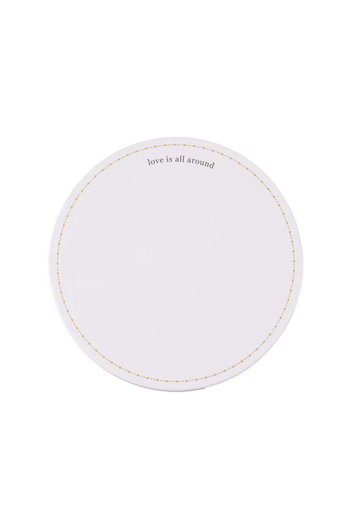 Koekblik streep hartje love is all around