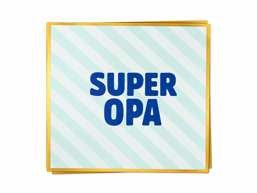 Plate square super opa