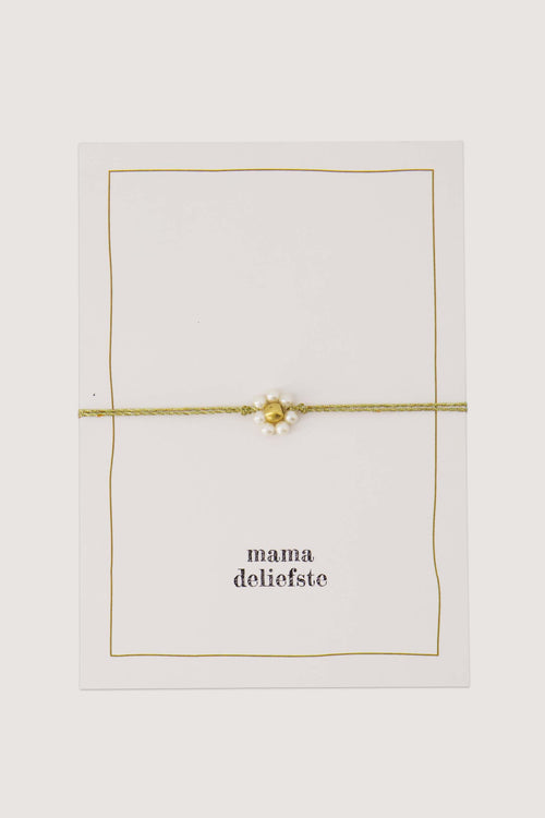 Ansichtkaart armbandje mama deliefste