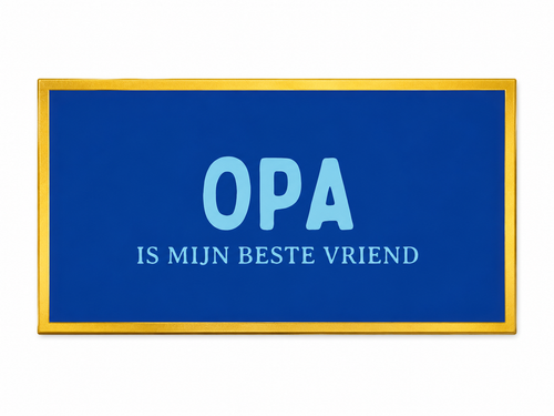 Plate rect. opa
