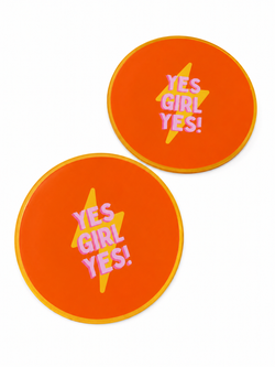 Plate round yes girl yes!