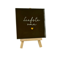 Tegeltje "Liefste oma"