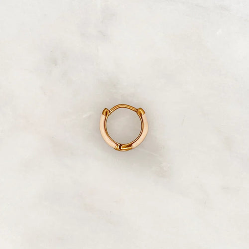 ByNouck Base Pearled Ivory Hoop