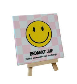 Tegeltje “Bedankt Juf”