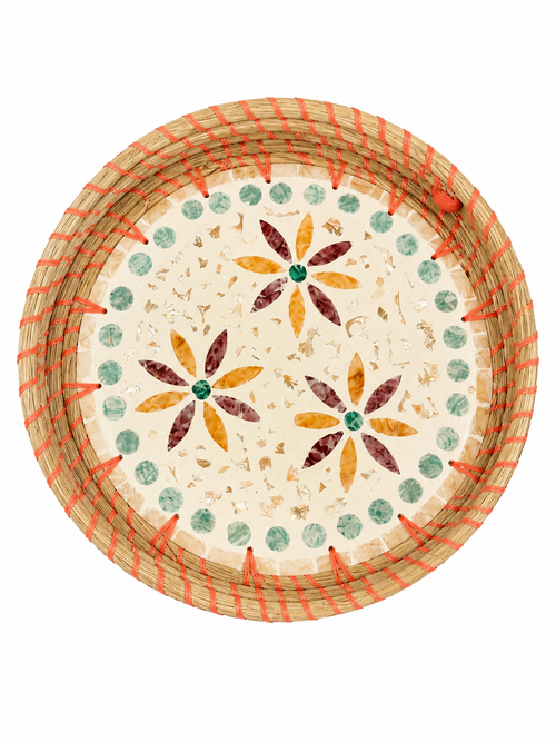 Serving tray capiz