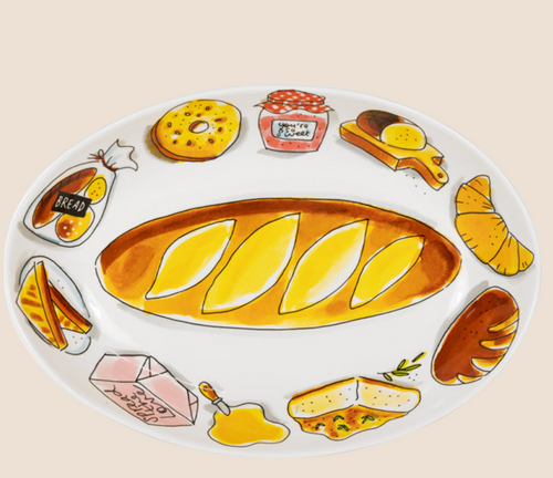 BLOND Oval plate 28,5cm