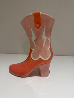 Wild West Flower Boot – Ceramic Vaas (22 cm)