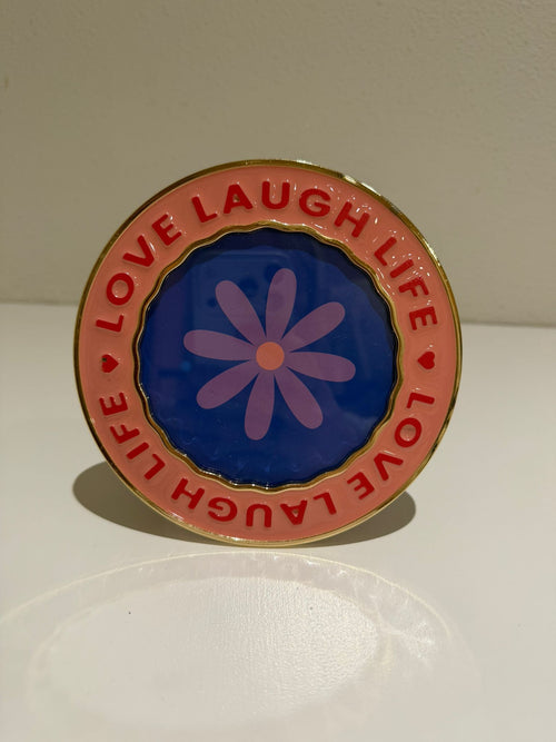 Love Laugh Life” Fotolijst – Rond (13,5 cm)