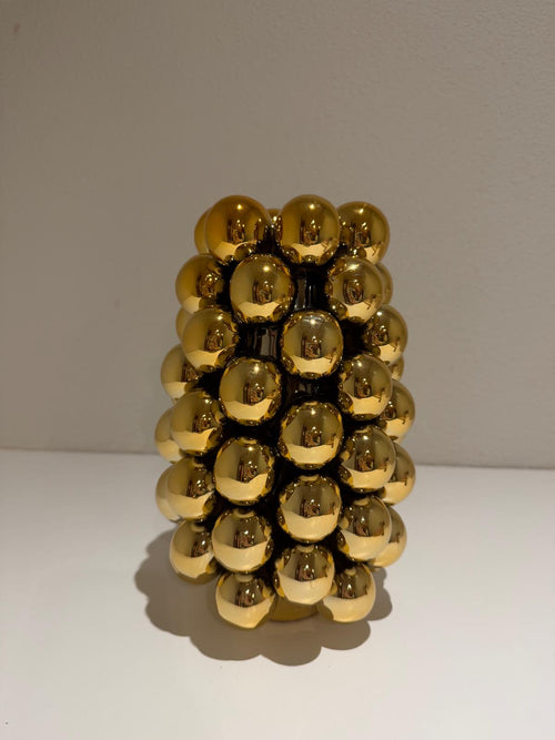 Light & Living – “Gold Cluster Bloom” Vaas – 16 × 24 cm