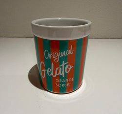 Gelato Cup Vaas – Orange Sorbet Edition