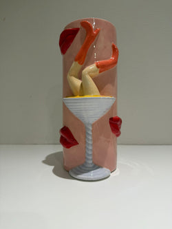 Kiss & Cocktail Vaas – Peony Pink Edition