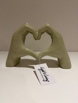 Light & Living – Heart Hands Sculptuur