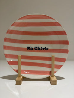 Keramieken Bordje – “Ma Chérie” – 21 cm