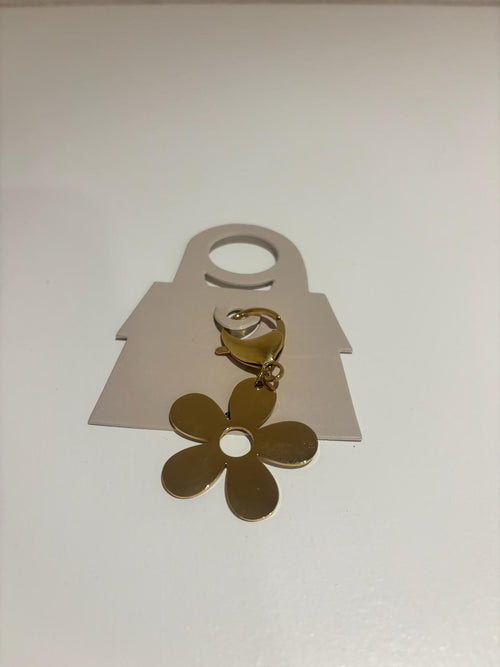 Flower Sleutelhanger – Stainless Steel