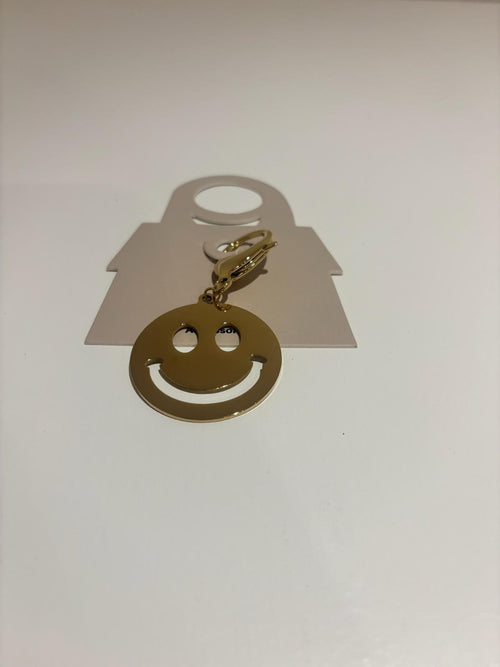 Smiley Sleutelhanger – Stainless Steel