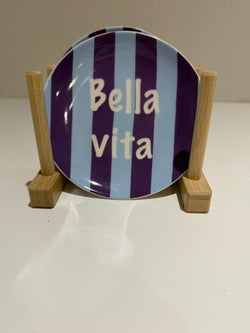 Keramisch Bordje – “Bella Vita” – 11,8 cm