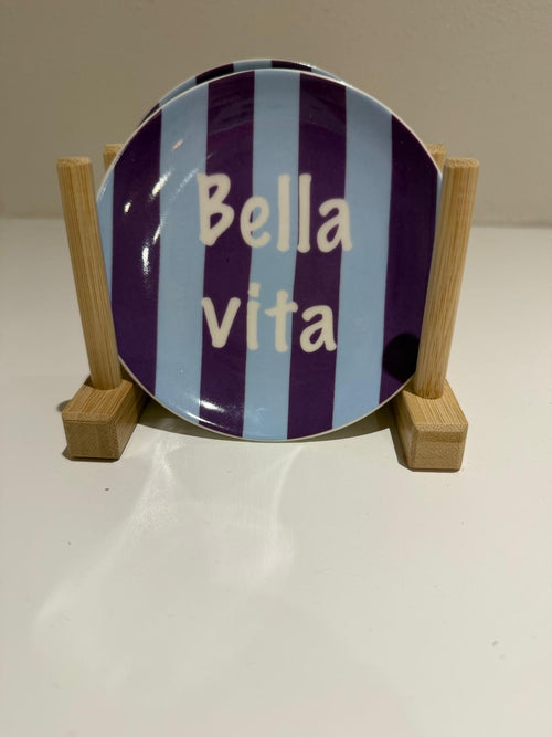 Keramisch Bordje – “Bella Vita” – 11,8 cm