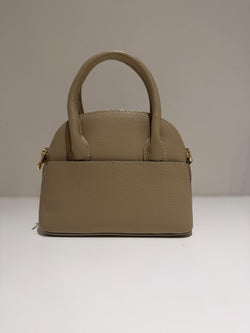 Mini Handtas – Inclusief Lange Schouderband – Taupe
