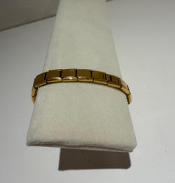 Stainless Steel Stretch Armband – Goudkleurig