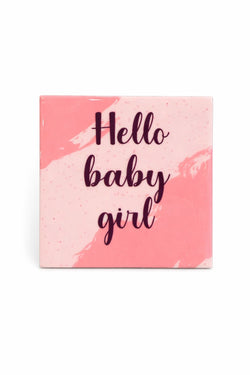 Tegeltje "baby girl"