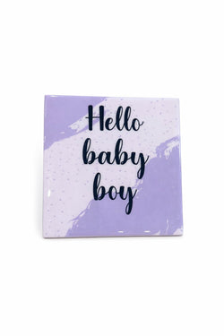 Tegeltje " Baby boy"
