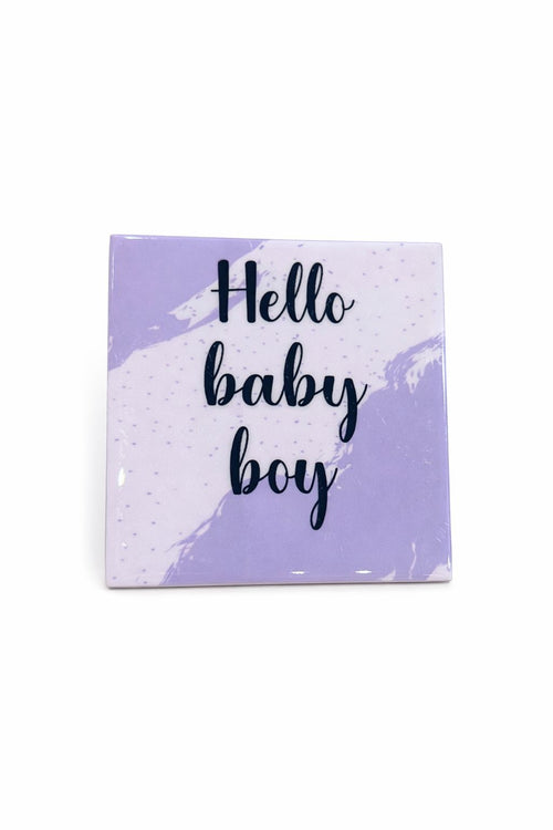 Tegeltje " Baby boy"