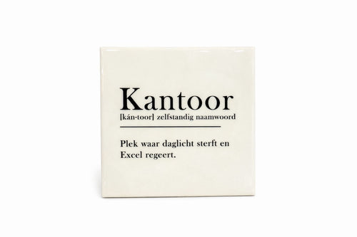 Tegeltje "kantoor"