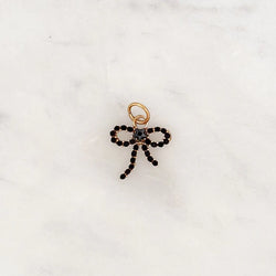 ByNouck DYO Black Rhinestone Bow